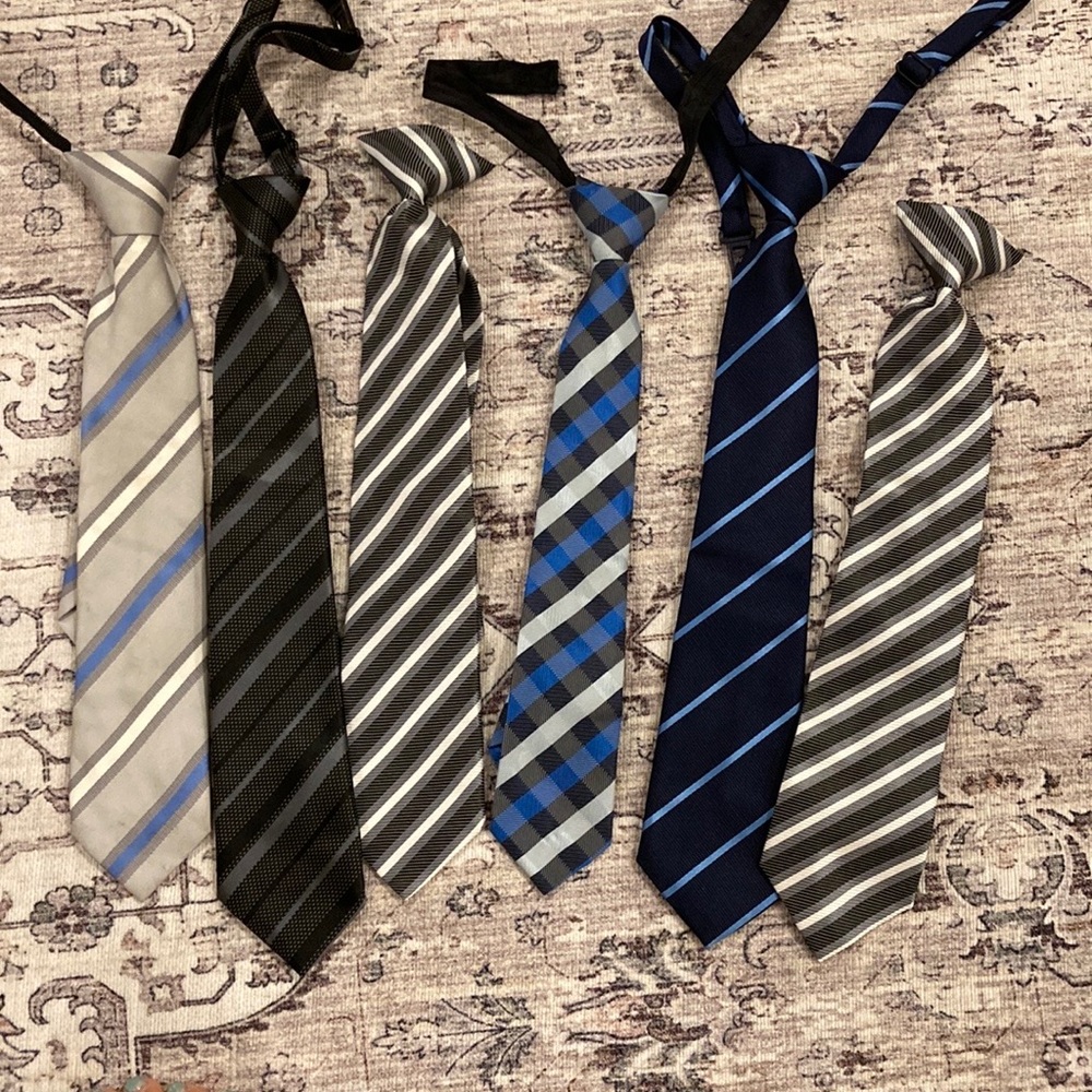 Bundle of 6 Ties 👨‍💼👔 Young Boys